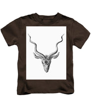 Rubino Buck Horns - Kids T-Shirt Kids T-Shirt Pixels Coffee Small 