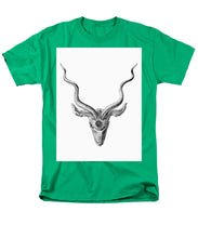 Rubino Buck Horns - Men's T-Shirt  (Regular Fit) Men's T-Shirt (Regular Fit) Pixels Kelly Green Small 