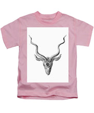 Rubino Buck Horns - Kids T-Shirt Kids T-Shirt Pixels Pink Small 