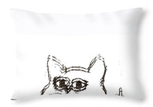 Rubino Cat Finger - Throw Pillow