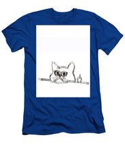 Rubino Cat Finger - Men's T-Shirt (Athletic Fit)