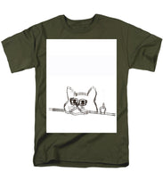 Rubino Cat Finger - Men's T-Shirt  (Regular Fit)