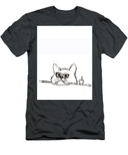 Rubino Cat Finger - Men's T-Shirt (Athletic Fit)