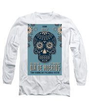 Rubino Dia De Muertos - Long Sleeve T-Shirt Long Sleeve T-Shirt Pixels White Small 