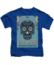 Rubino Dia De Muertos - Kids T-Shirt Kids T-Shirt Pixels Royal Small 