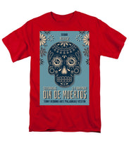 Rubino Dia De Muertos - Men's T-Shirt  (Regular Fit) Men's T-Shirt (Regular Fit) Pixels Red Small 