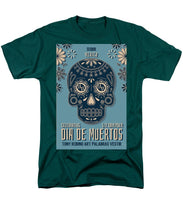 Rubino Dia De Muertos - Men's T-Shirt  (Regular Fit) Men's T-Shirt (Regular Fit) Pixels Hunter Green Small 