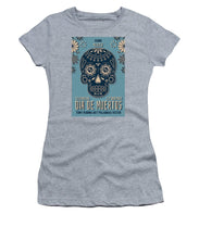 Rubino Dia De Muertos - Women's T-Shirt (Athletic Fit) Women's T-Shirt (Athletic Fit) Pixels Heather Small 