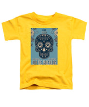 Rubino Dia De Muertos - Toddler T-Shirt Toddler T-Shirt Pixels Yellow Small 
