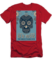 Rubino Dia De Muertos - Men's T-Shirt (Athletic Fit) Men's T-Shirt (Athletic Fit) Pixels Red Small 