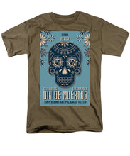 Rubino Dia De Muertos - Men's T-Shirt  (Regular Fit) Men's T-Shirt (Regular Fit) Pixels Safari Green Small 