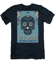 Rubino Dia De Muertos - Men's T-Shirt (Athletic Fit) Men's T-Shirt (Athletic Fit) Pixels Navy Small 