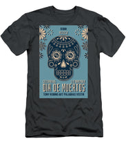 Rubino Dia De Muertos - Men's T-Shirt (Athletic Fit) Men's T-Shirt (Athletic Fit) Pixels Charcoal Small 