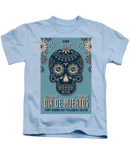 Rubino Dia De Muertos - Kids T-Shirt Kids T-Shirt Pixels Light Blue Small 