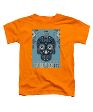 Rubino Dia De Muertos - Toddler T-Shirt Toddler T-Shirt Pixels Orange Small 