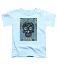 Rubino Dia De Muertos - Toddler T-Shirt Toddler T-Shirt Pixels Light Blue Small 