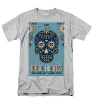 Rubino Dia De Muertos - Men's T-Shirt  (Regular Fit) Men's T-Shirt (Regular Fit) Pixels Heather Small 