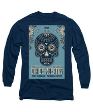 Rubino Dia De Muertos - Long Sleeve T-Shirt Long Sleeve T-Shirt Pixels Navy Small 