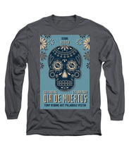 Rubino Dia De Muertos - Long Sleeve T-Shirt Long Sleeve T-Shirt Pixels Charcoal Small 