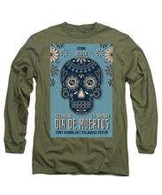 Rubino Dia De Muertos - Long Sleeve T-Shirt Long Sleeve T-Shirt Pixels Military Green Small 
