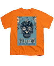 Rubino Dia De Muertos - Youth T-Shirt Youth T-Shirt Pixels Orange Small 