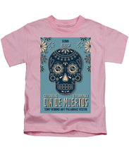 Rubino Dia De Muertos - Kids T-Shirt Kids T-Shirt Pixels Pink Small 