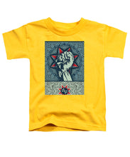 Rubino Fist Mandala - Toddler T-Shirt Toddler T-Shirt Pixels Yellow Small 