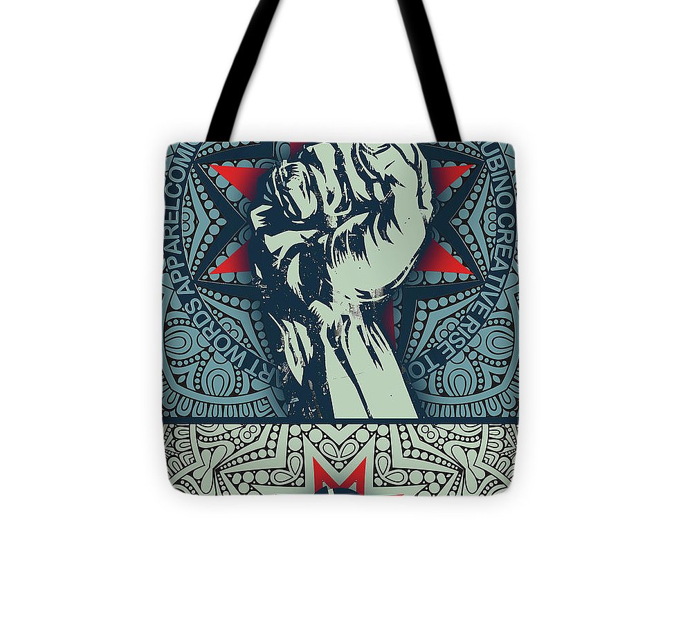 Rubino Fist Mandala - Tote Bag Tote Bag Pixels 13
