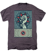 Rubino Fist Mandala - Men's Premium T-Shirt Men's Premium T-Shirt Pixels Moth Heather Small 