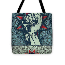 Rubino Fist Mandala - Tote Bag Tote Bag Pixels 16" x 16"  