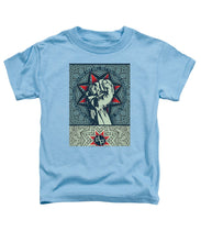 Rubino Fist Mandala - Toddler T-Shirt Toddler T-Shirt Pixels Carolina Blue Small 
