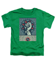 Rubino Fist Mandala - Toddler T-Shirt Toddler T-Shirt Pixels Kelly Green Small 