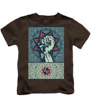 Rubino Fist Mandala - Kids T-Shirt Kids T-Shirt Pixels Coffee Small 
