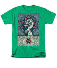 Rubino Fist Mandala - Men's T-Shirt  (Regular Fit) Men's T-Shirt (Regular Fit) Pixels Kelly Green Small 