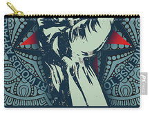 Rubino Fist Mandala - Carry-All Pouch Carry-All Pouch Pixels Small (6" x 4")  