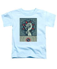 Rubino Fist Mandala - Toddler T-Shirt Toddler T-Shirt Pixels Light Blue Small 