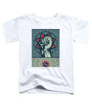 Rubino Fist Mandala - Toddler T-Shirt Toddler T-Shirt Pixels White Small 