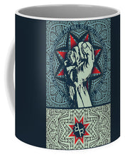 Rubino Fist Mandala - Mug Mug Pixels Small (11 oz.)  
