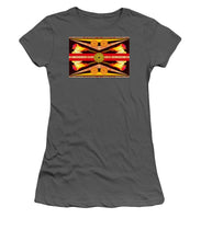 Rubino Flag - Women's T-Shirt (Athletic Fit) Women's T-Shirt (Athletic Fit) Pixels Charcoal Small 