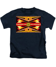 Rubino Flag - Kids T-Shirt Kids T-Shirt Pixels Navy Small 