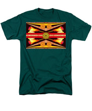 Rubino Flag - Men's T-Shirt  (Regular Fit) Men's T-Shirt (Regular Fit) Pixels Hunter Green Small 