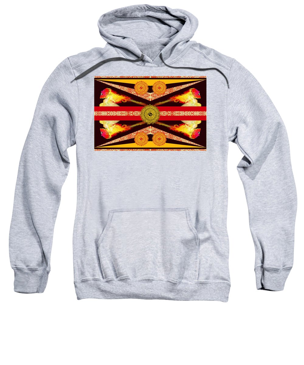 Rubino Flag - Sweatshirt Sweatshirt Pixels Heather Small 