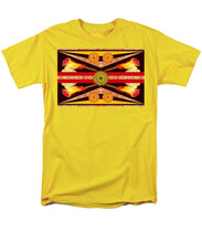 Rubino Flag - Men's T-Shirt  (Regular Fit) Men's T-Shirt (Regular Fit) Pixels Yellow Small 