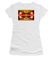 Rubino Flag - Women's T-Shirt (Athletic Fit) Women's T-Shirt (Athletic Fit) Pixels White Small 