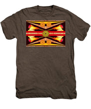 Rubino Flag - Men's Premium T-Shirt Men's Premium T-Shirt Pixels Mocha Heather Small 