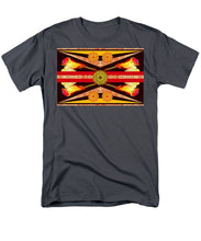 Rubino Flag - Men's T-Shirt  (Regular Fit) Men's T-Shirt (Regular Fit) Pixels Charcoal Small 