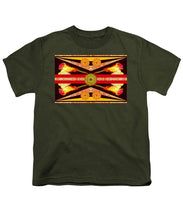 Rubino Flag - Youth T-Shirt Youth T-Shirt Pixels Military Green Small 