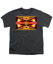 Rubino Flag - Youth T-Shirt Youth T-Shirt Pixels Charcoal Small 