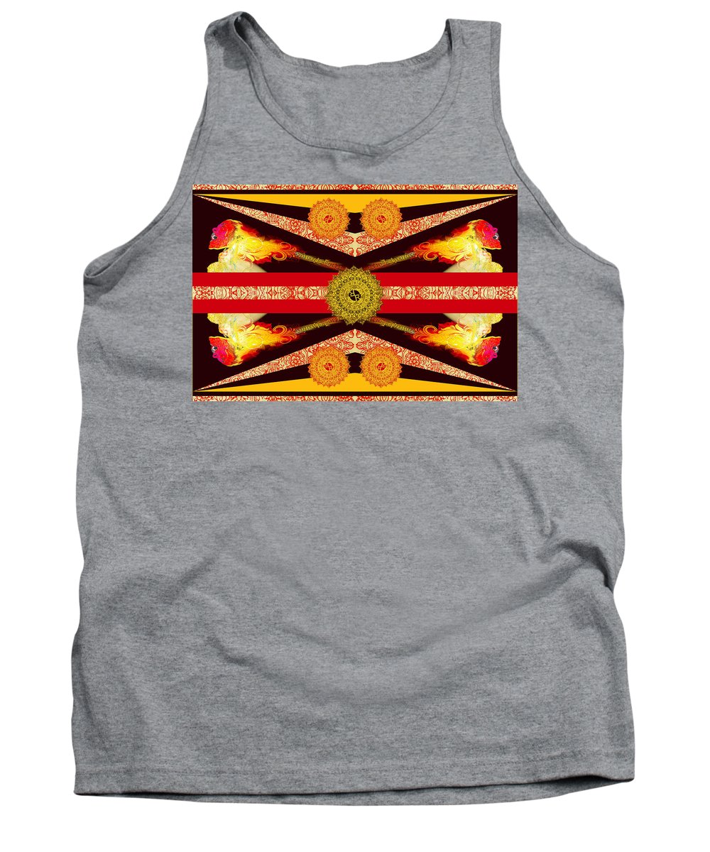 Rubino Flag - Tank Top Tank Top Pixels Heather Small 