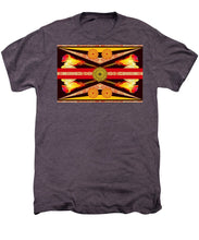 Rubino Flag - Men's Premium T-Shirt Men's Premium T-Shirt Pixels Moth Heather Small 